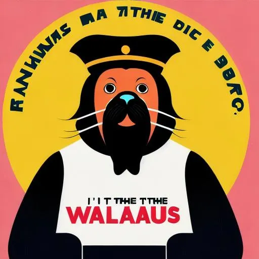 Prompt: I am the walrus