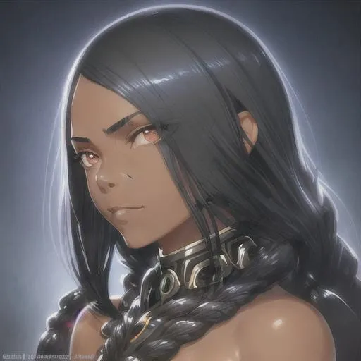 Prompt: Closeup face portrait of a {person}, smooth soft jet black skin, big dreamy eyes, beautiful intricate colored dreadlock hair, symmetrical, anime wide brown eyes, soft lighting, detailed face, by makoto shinkai, stanley artgerm lau, wlop, rossdraws, concept art, digital painting, looking into camera