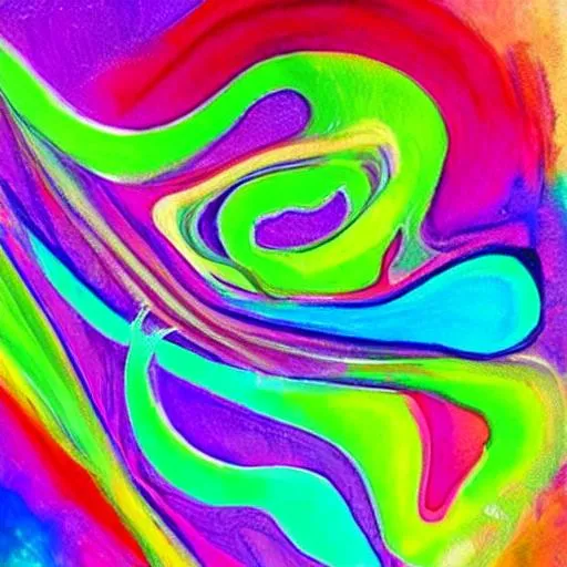 Prompt:  Imagine a canvas filled with vibrant colors and dynamic shapes, where lines dance and swirl in an exquisite symphony. Create a high-quality work of abstract art that explores the concept of interconnectedness. Let your AI brush glide across the canvas, guided by the ethereal energy flowing through the universe. Use bold strokes to convey the interconnected nature of all things, weaving a tapestry of harmony, chaos, and serendipity. Allow the colors to blend and bleed into one another, capturing the essence of unity in diversity. Surprise and mesmerize the viewer with a composition that evokes a sense of wonder, inviting them to ponder the invisible threads that bind us all.