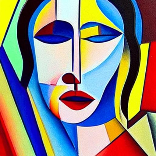 God 🙏 abstract cubism realistic painting | OpenArt