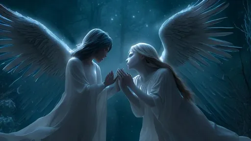 Prompt: The scene was like something out of a dream. The angel in the center was a symbol of purity and serenity, standing in stark contrast to her muted surroundings. To her left stood a small anime girl, her vibrant colors and sharp features a stark contrast to the angel’s grace. On the right, a hand emerged from the background, reaching out towards the angel with a mysterious purpose. In the far background, another hand with a pink sleeve added a touch of color and intrigue to the scene