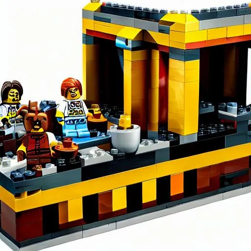 Prompt: lego fnaf sets