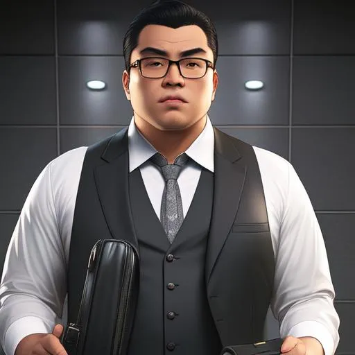 Prompt: Scarra in Grand Theft Auto 5 holding briefcase, in a grey suit,  wearing a grey fedora, beautiful, sunny day, highly detailed, realistic, los santos, in a casino, soft lighting, symmetry, fashion, ultrarealistic,full body, world masterpiece, perfect composition, intricate details, hyperrealistic, super detailed, Azulejo, HDR, 8k, high quality, unreal engine