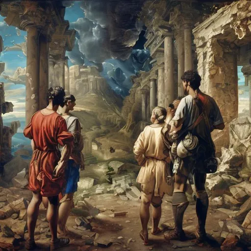 Prompt: High Resolution painting about What to see is what to believed 
