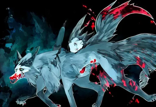 bleeding wolf anime