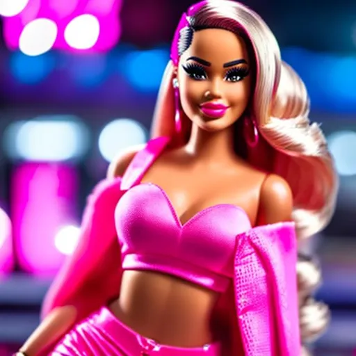 Prompt: Anitta as Barbie