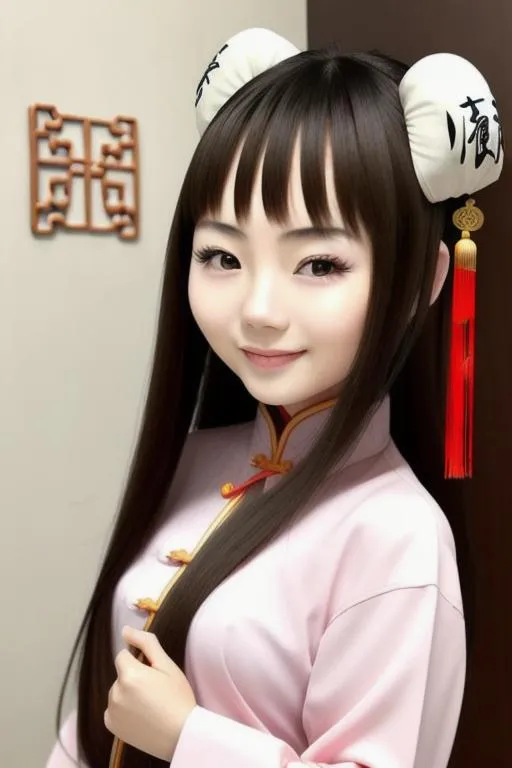 Prompt: cute chinese girl