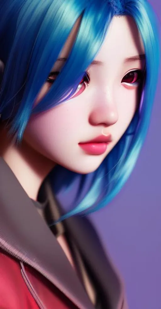 Prompt: #3238 woman, kawaii, pretty, quality 14,

sad anime girl with blue hair, wearing school uniform, 

hyper realistic masterpiece, high contrast, sharp focus, digital painting, pastel mix art, digital art, clean art, professional, contrast color, contrast, colorful, rich deep color, studio lighting, dynamic light, deliberate, concept art, highly contrast light, strong back light, hyper detailed, super detailed, render, CGI winning award, hyper realistic, ultra realistic, UHD, HDR, 64K, RPG, inspired by wlop, UHD render, HDR render