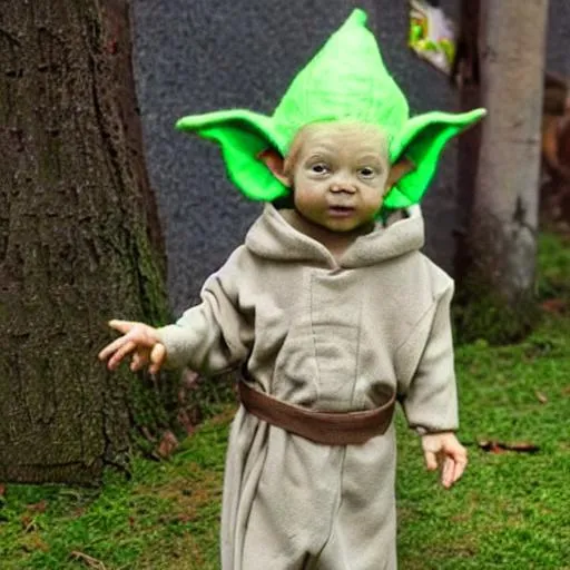 Baby Yoda Costume for Kids Childbaby Yoda Costume for Kids Child