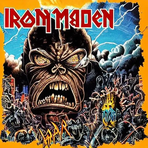 iron maiden electric album cover | OpenArt