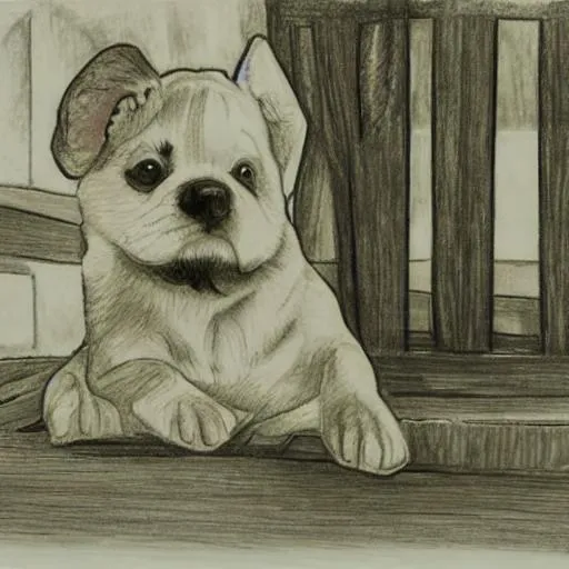 How to Draw German Shepherd Puppy (Farm Animals) Step by Step |  DrawingTutorials101.com