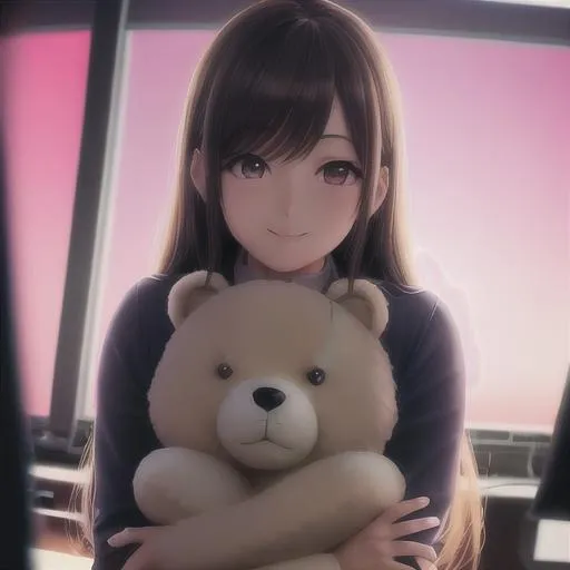 cute anime teddy bear