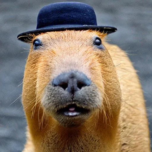 capybara with hat | OpenArt