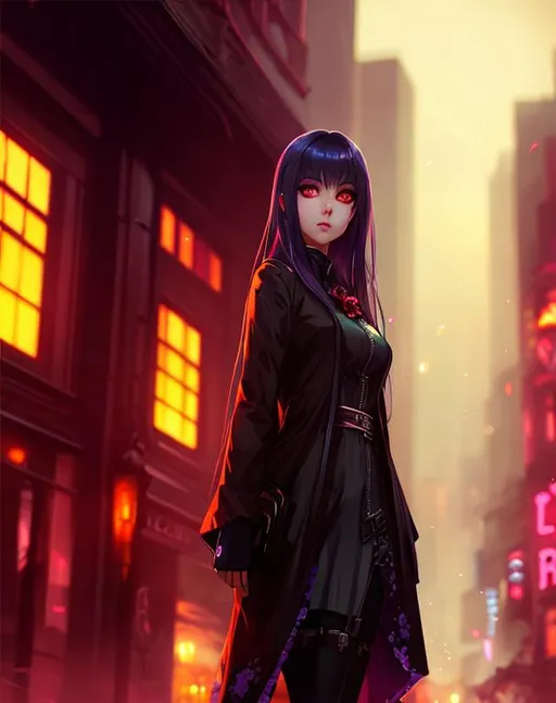 Prompt: lovely anime zombie woman with big eyes, full body artwork, cityscape background
dark atmosphere, dim lighting, Intricate, cool colors, digital painting, artstation, dreamlike, whimsical, art by loish and sakimichan and mandy jurgens