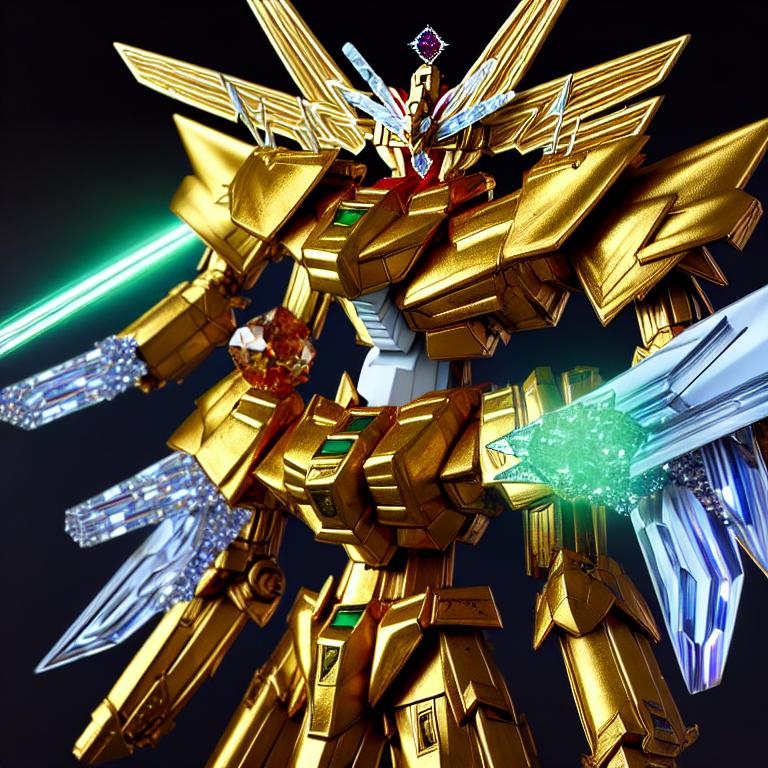 highly detailed godly supreme gundam with big symmet... | OpenArt