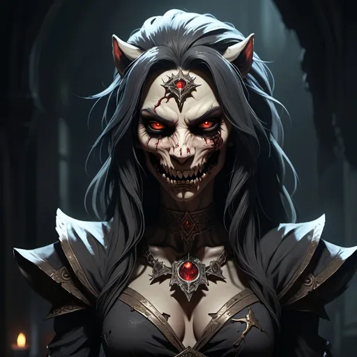 Prompt: Full body, female Arabian undead, lionhead with sharp fangs, head of a lion, distorted body, wearing torn funeral garment, skinny body, 
sinister look, spooky atmosphere, RPG-fantasy, intense, detailed, game-rpg style, dark and eerie lighting, sinister vibe, fantasy, horror, 
undead, ghoulish, head of a lion,detailed character design, atmospheric, spooky ambiance