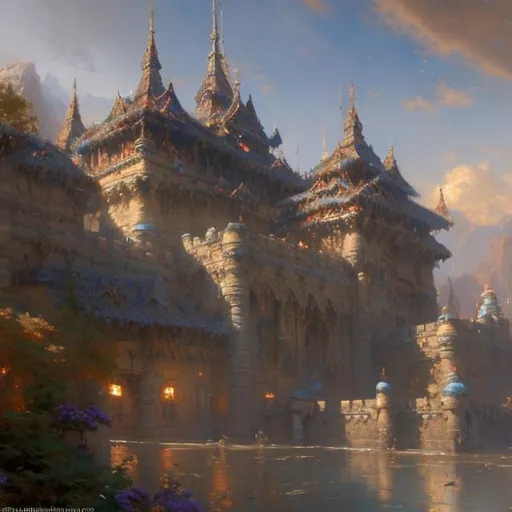 Prompt: a photo of a blue castle highly detailed painting by gaston bussiere, craig mullins, j. c. leyendecker, 8 k
  
   
  
  
  