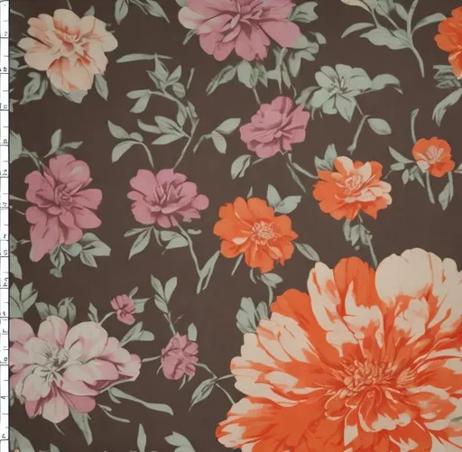 Prompt: flower print fabric