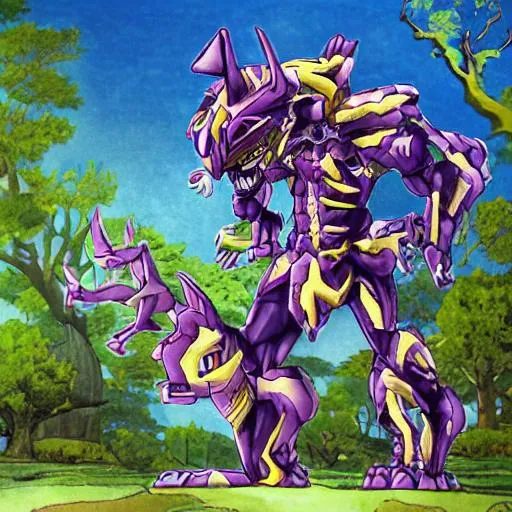 Prompt: miraidon fused with koraidon