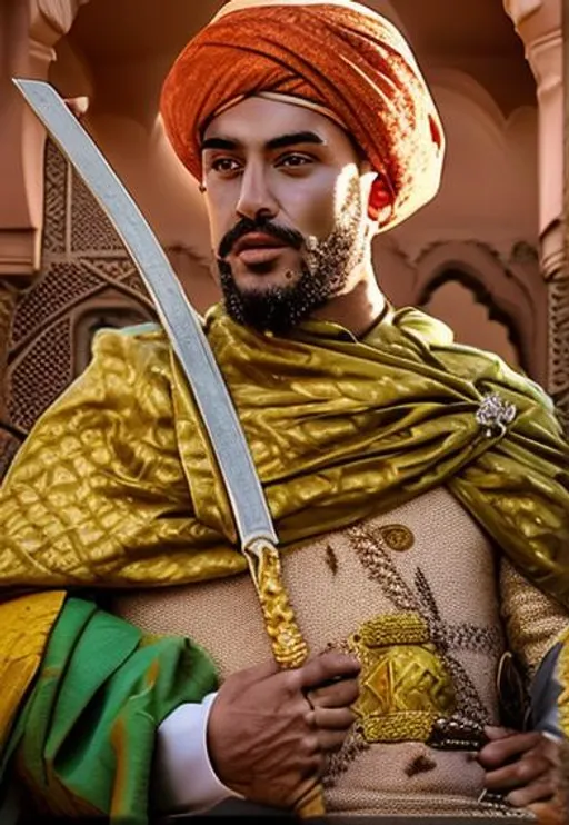 Prompt: Morocco king
