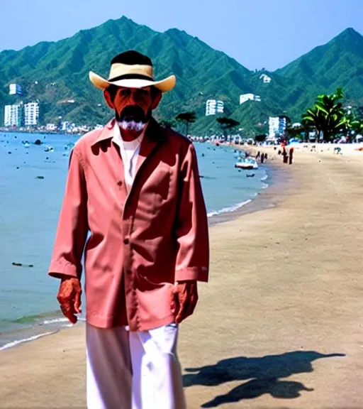 Prompt: don ramon in acapulco