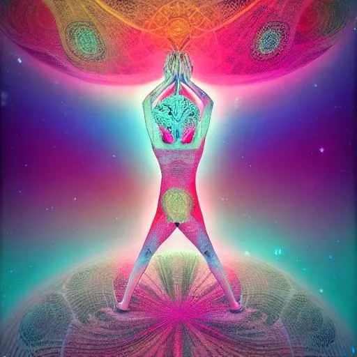 Prompt: life force, human, energy, balance, fields, sacred geometry, 64k, uhd, highly detailed, digital art,