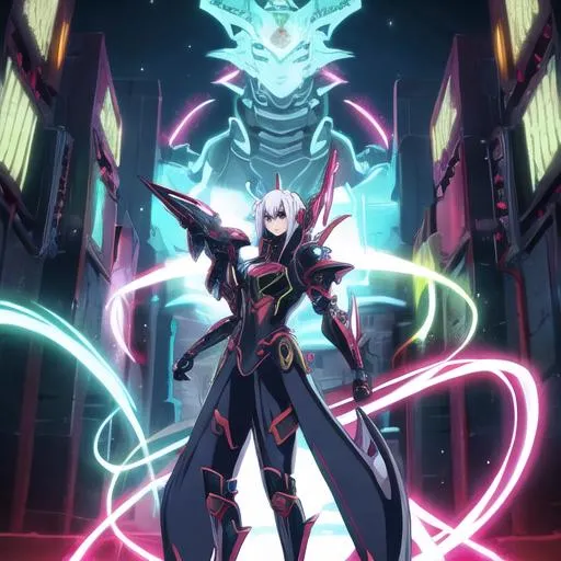 Prompt: fantasy  anime dragon god
cyber punk