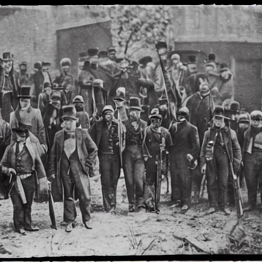 Quantrill's Raiders Retreating from lawrence kansas...