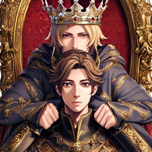 Full-body highly detailed masterpiece, 2 Gay Kings,... | OpenArt