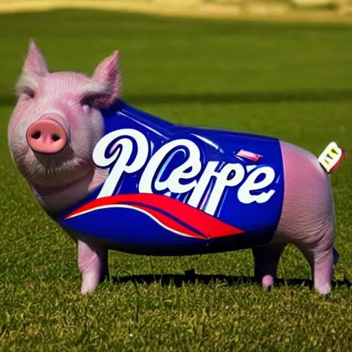 Prompt: Pepsi pig

