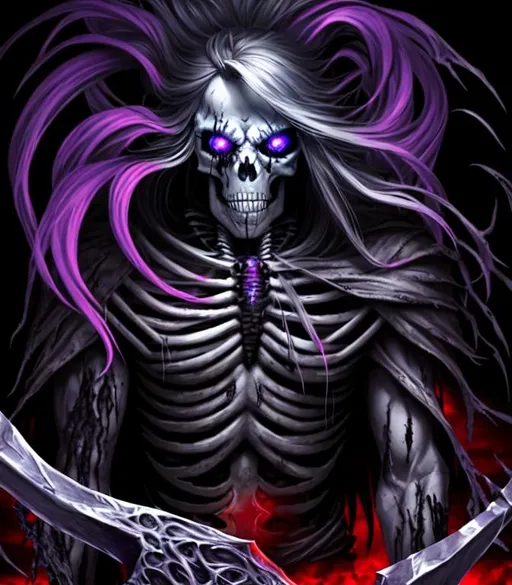 Prompt: Half body shot, Horror, twisted, scary, ominous, cinematic, 3D, HD, freeform colorful chaos {Man}Skeleton as Warrior, detailed gorgeous face, Beautiful big reflective eyes, long flowing hair, expansive Magical Castle background, hyper realistic, 16K --s98500