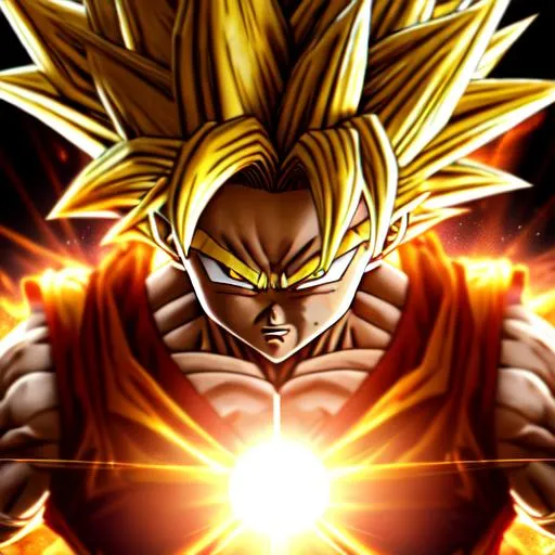 Goku,Super saiyan , HD, UHD, HDR, Highly detailed, h