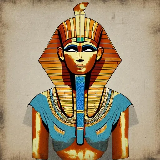 Prompt: T-shirt design containing signs of Pharaonic Egypt
