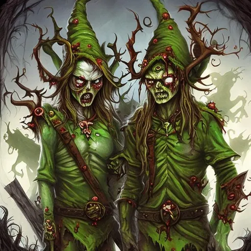 Prompt: zombie elves



