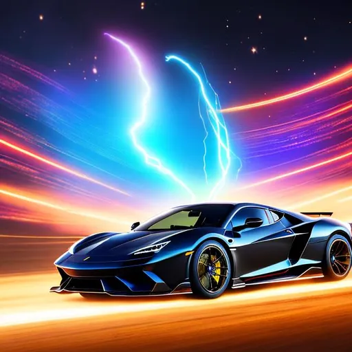 Prompt:  hi resolution, hyper realistic painting of super car ((Knight Rider as a Time Machine in Matrix)) racing jump with Cosmic Powers, High Quality , Original , Smoky Background , Ultra Detailed , Dynamic Lights , Cinematic Lighting , Cinematic Scene , Hyper Fires , Perfect Desing , Surreal , No Plate