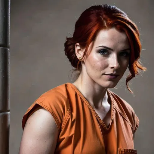 triss merigold as female inmate | OpenArt