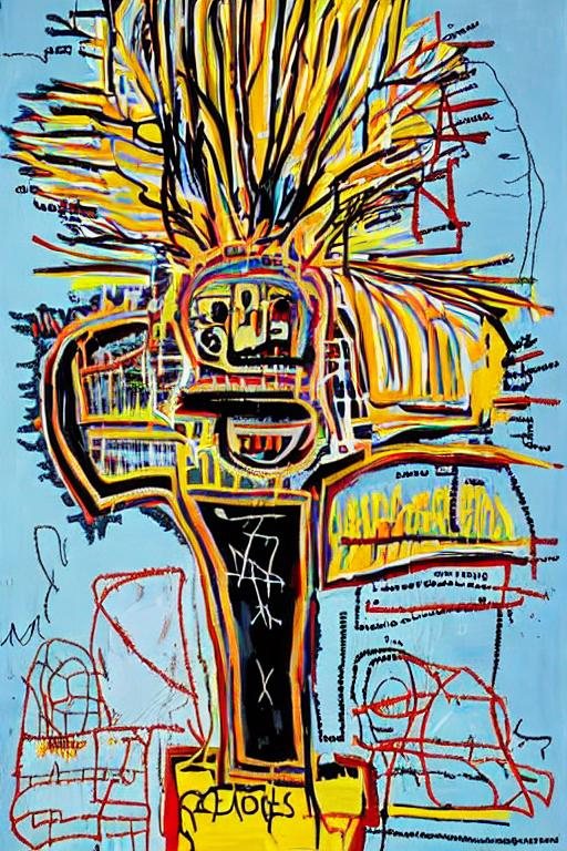 Basquiat-style design of the General Sherman tree