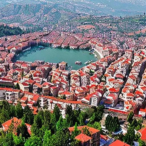 Prompt: Bursa city
