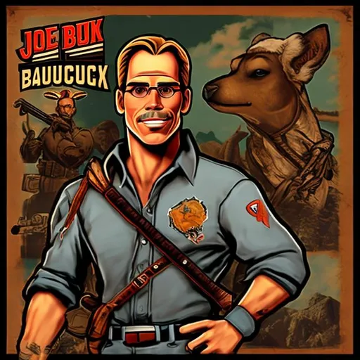 Prompt: Joe Buck buck hunter video game

