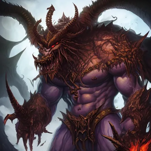 Prompt: demon king behemoth