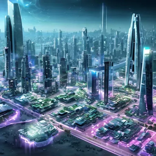 Prompt: Future cities 