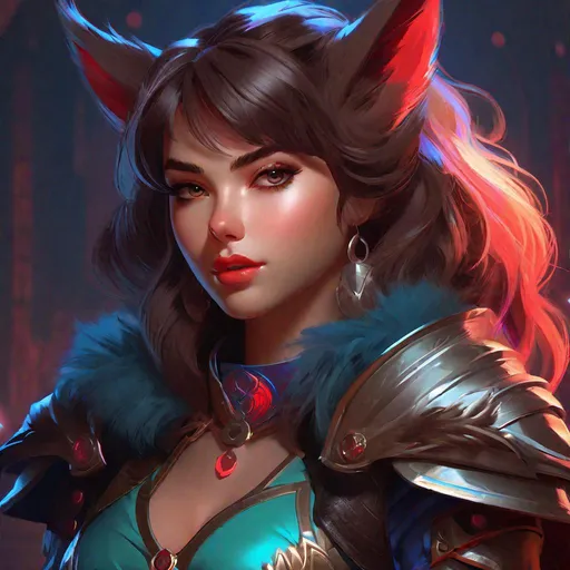 Prompt: "Beautiful D&D character portrait, colorful fantasy, detailed, realistic face, digital portrait, intricate armor, fiverr dnd character, wlop, stanley artgerm lau, ilya kuvshinov, artstation, HD, octane render, hyperrealism"
"Werewolf girl, beautiful, claws, fangs, furry, manhwa style, Christian Linke, Alex Yee , innocent and intricate, 16k resolution, post production, anti aliasing, sfx, bloom, unreal engine 5"