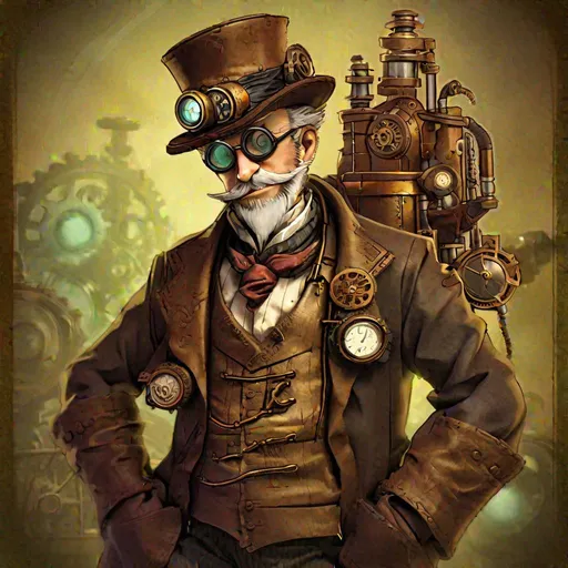 Prompt: steampunk doctor