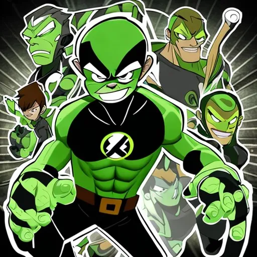 Prompt: Ben 10 hieght, with ur simple face, ancestors gift outline style, and background like yhe pentrist pin