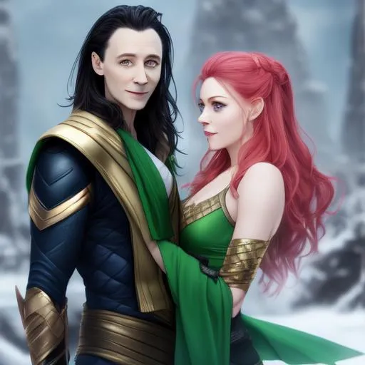 Prompt: Loki and Sylvie