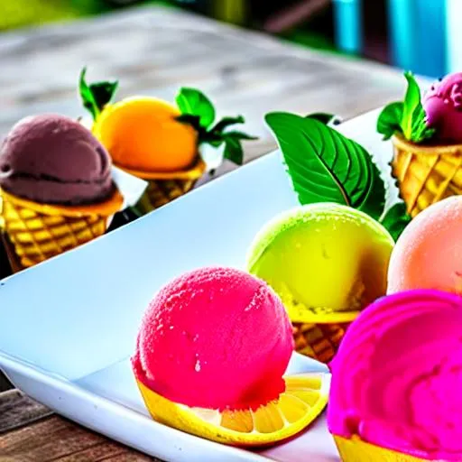 Sorbet food shack in south florida | OpenArt