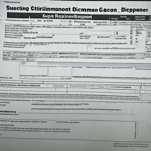 Prompt: Super disturbing and scary income tax document