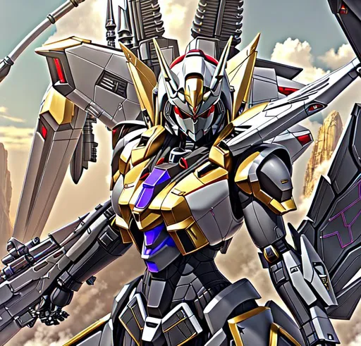 Prompt: {{{{highest quality full body splash art masterpiece, hyperrealistic, hyperrealism, {{female character of death scythe gundam exosuit}},  {{Alien Prime planet fantasy landscape setting}} intricately hyperdetailed, hyperrealistic intricate details, muscular muscle definition female bodybuilder, wet with sweats all over her body, perfect face, perfect body, thick hairy armpits, perfect anatomy, black crown, perfect composition, tanned skins, blonde hair, approaching, perfection, Detailed and Intricate, Detailed Render, 3D Render, Unreal Engine, by Greg Rutkowski, Concept Art, dark, DnD, fantasy, blood dripping from her mouth, red blood eyes, volumetric lighting, dramatic lighting, studio lighting, backlight, backlit, 3d lighting, UHD, HDR, 128K, HD, long shot, professional photography, unreal engine octane render, trending on artstation, front view, sharp focus, occlusion, centered, symmetry, ultimate, shadows, highlights, contrast, {{sexy}}, {{huge breast}},{{not wearing bra or upper body clothing}}, {{half naked}}

}}}}