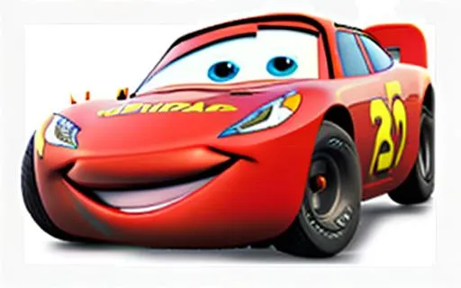 Prompt: [pixar cars sticker] + [disney]