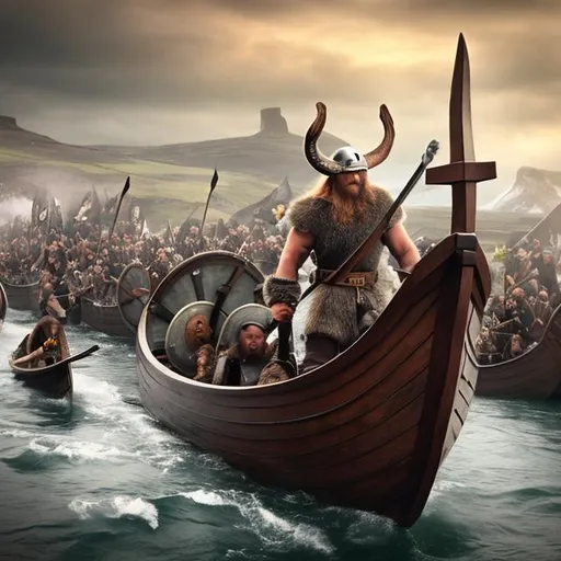 Prompt: Viking Invasion 

